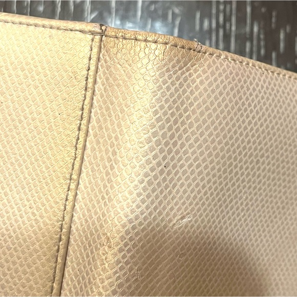 MONTBLANC VINTAGE leather ice white flap card holder RARE - Picture 6 of 12